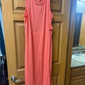 NWT Maurices long coral dress size XL